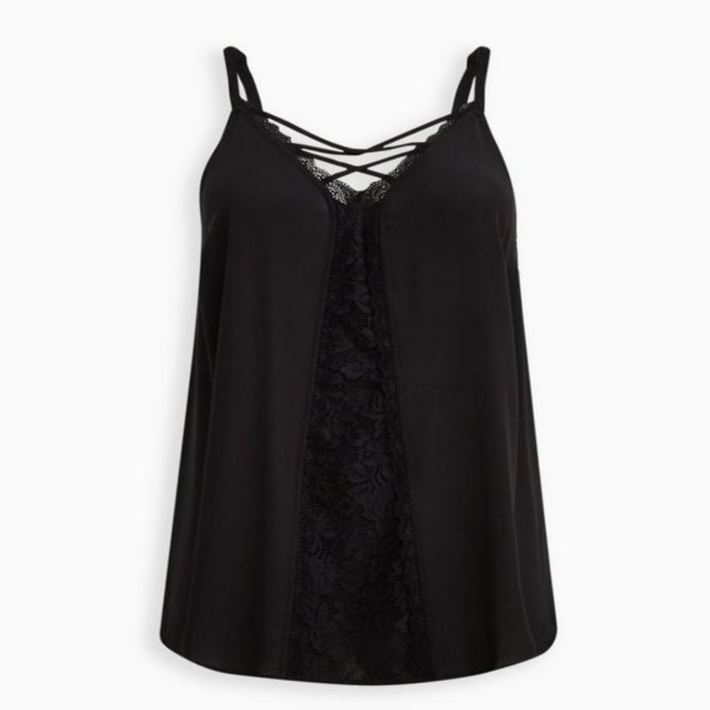 Strappy lace cami NWT